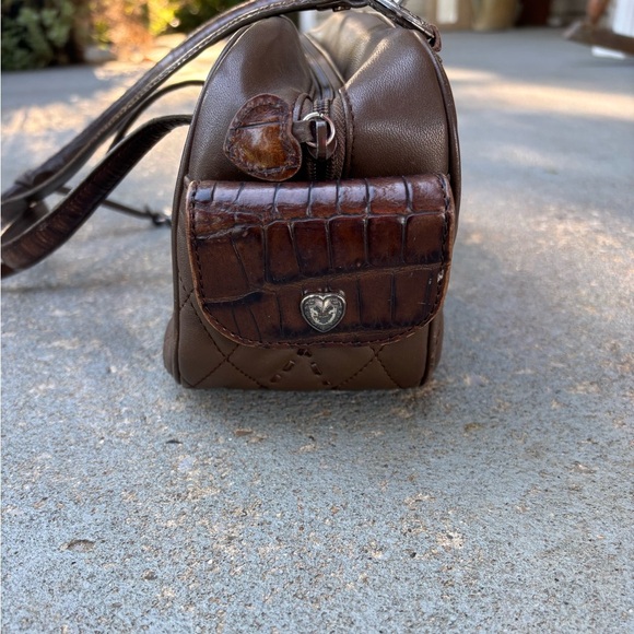 Brighton Elegant Brown Quilted Women's Bag - Picture 8 of 8